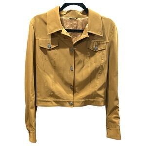 Kladestine Made In Italy Tabi‎ Jacket with Rhinestone Accented Buttons